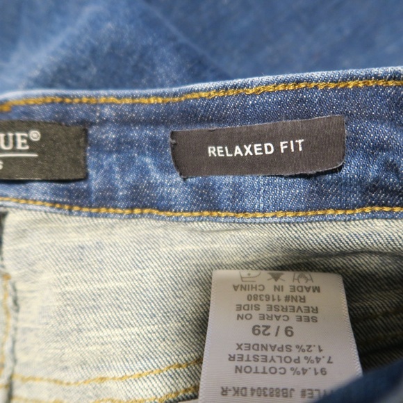 Judy Blue Relaxed Fit Jeans Distressed Mid Rise Boyfriend Casual Destroyed 9 - Picture 10 of 10